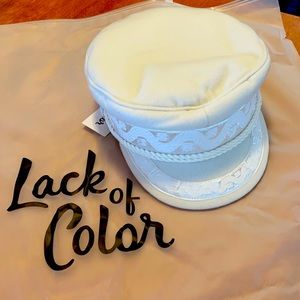 Lack of Color Ivory Greek Sailor Cap.  Sz. M/57cm.